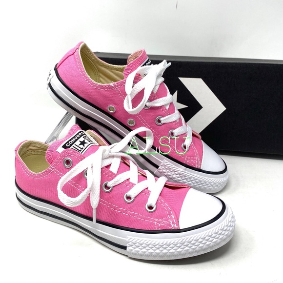 Converse Chuck Taylor Shoes Kid’s All Star Classi Low Pink Casual Size 3J238 - Picture 8 of 10